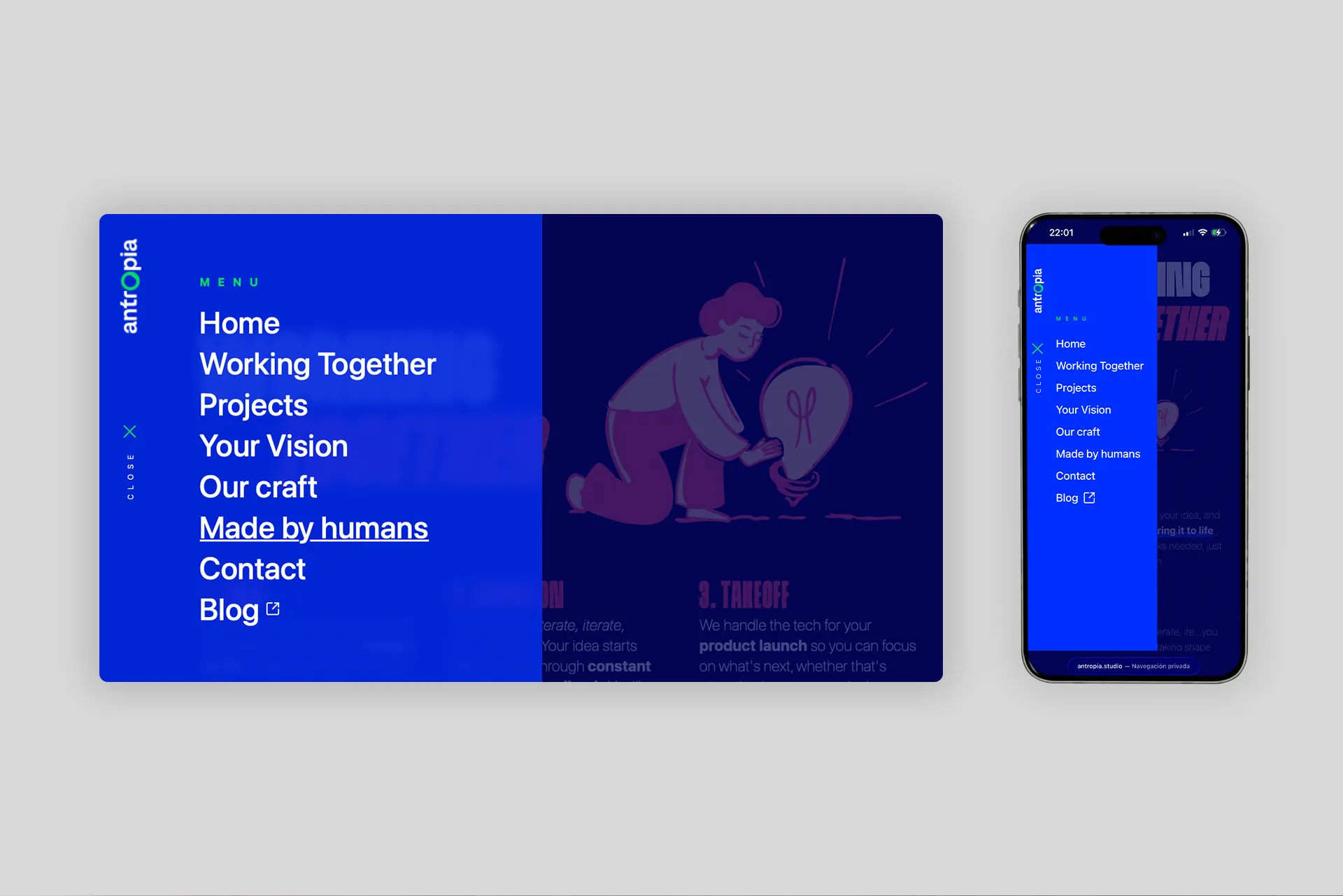 Antropia Web Showcase_MEnu