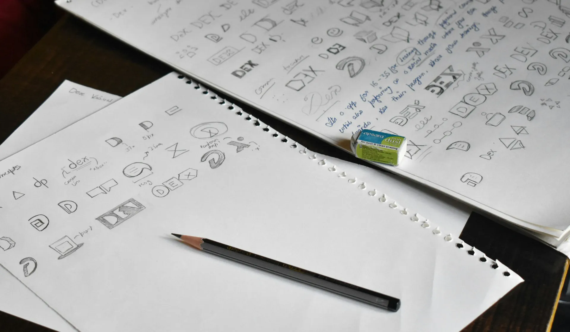 Apuntes y bocetos de Diseño Gráfico
